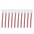 2 Pin 8mm Solderless Strip Jumper Cable For 3528 2835 Single Color Led Lights 10pcs 