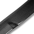 V-style Rear Car Roof Window Spoiler Wing Compatible With Toyota Camry 2018-2022 Glossy Black Carbon Fiber