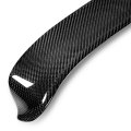 V-style Rear Car Roof Window Spoiler Wing Compatible With Toyota Camry 2018-2022 Glossy Black Carbon Fiber
