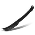V-style Rear Car Roof Window Spoiler Wing Compatible With Toyota Camry 2018-2022 Glossy Black Carbon Fiber