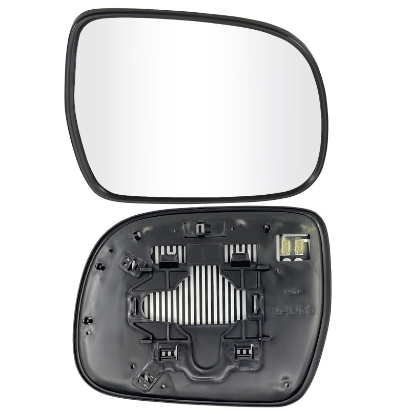 Passenger Side Heated Mirror Glass With Rear Holder For Lexus Rx330 2004 2006 Rx350 2007 2009 And Rx400h Right Replacement