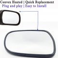Passenger Side Heated Mirror Glass With Rear Holder For Lexus Rx330 2004 2006 Rx350 2007 2009 And Rx400h Right Replacement