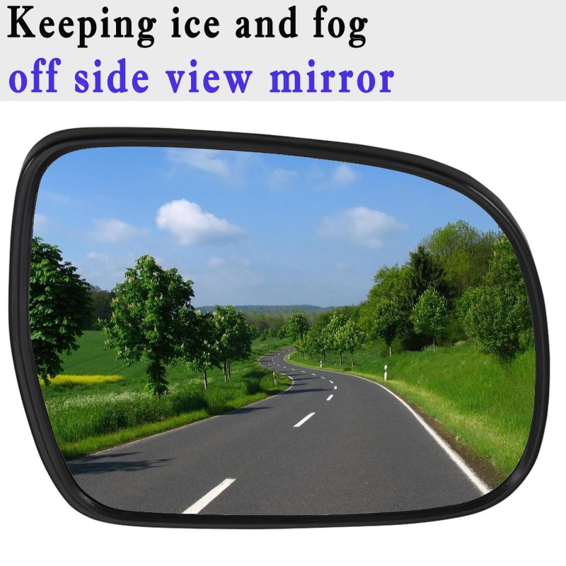 Passenger Side Heated Mirror Glass With Rear Holder For Lexus Rx330 2004 2006 Rx350 2007 2009 And Rx400h Right Replacement