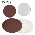 Uxcell 8 Hook And Loop Sanding Discs 180 Grit Aluminum Oxide Sandpaper For Random Orbit Sander Wood Metal Dry Polishing 15pcs
