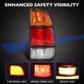 Tail Light Assemblies For Toyota Tundra 2000 To 2006 Regular And Access Cab Left Right Rear Brake Lamp Set Replaces 81560 0c010