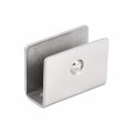 Uxcell Glass Shelf Brackets Stainless Steel Clamp Clip Holder Rectangle For 8-12mm Thickness 10pcs