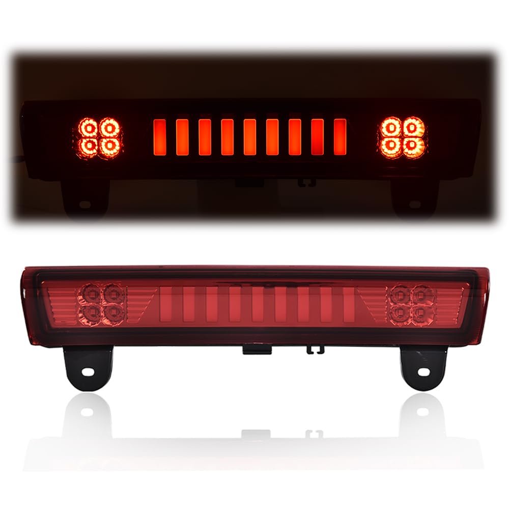 Led 3rd Third Brake Light For Chevy Tahoe Gmc Yukon 2000-2006 Suburban 1500 2500 And Xl High Mount Cargo Type I Red Lens