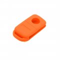 Uxcell Orange Silicone Car Remote Key Fob Cover Case For Mercedes