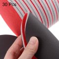 Uxcell 30pcs 800 Grit Sanding Sponge 5 Inch Hook And Loop Disc Wet Dry For Car Wood Drywall Metal