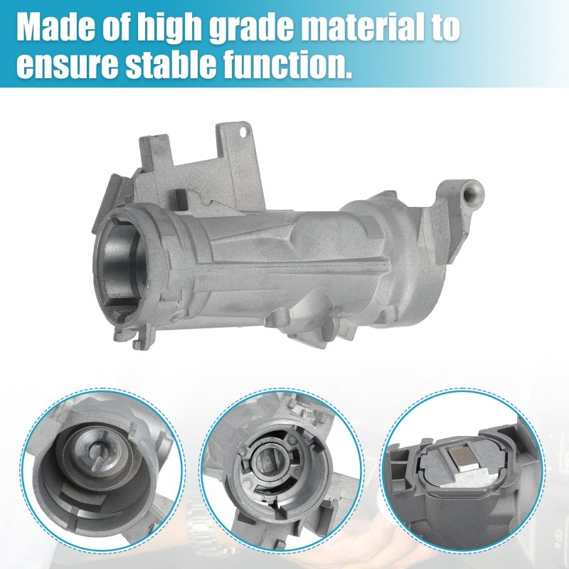 Acropix Ignition Lock Cylinder Switch Housing Assembly Fit For Audi Tt Pack Of 1 Silver Tone