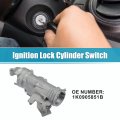 Acropix Ignition Lock Cylinder Switch Housing Assembly Fit For Audi Tt Pack Of 1 Silver Tone