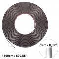 X Autohaux 15m 10mm Chrome Trim Strip For Car Body Door Side Roof Decorate