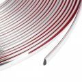 X Autohaux 15m 10mm Chrome Trim Strip For Car Body Door Side Roof Decorate