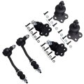 Premium Suspension Set Of 6 Front Lower Ball Joint Sway Bar End Link Upper Compatible Fit For Dodge Dakota 1997 1998 1999 