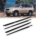 Car Outer Door Window Molding Trim Weatherstrip Seal For Toyota Land Cruiser 100 Series 1998-2007 Lexus Lx450 Replace 