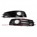 Topteng Front Lower Bumper Grille Fog Light Cover Fit For Audi A3 8p S-line 2009-2012