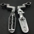 Motorcycle 1 Tombstone Offset Mount Clamps Foot Peg For Honda Shadow Ace Magna Valkyrie 