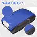 Uxcell Microfiber Leather Center Console Lid Armrest Cover Black Blue With Stitches For Jeep Wrangler Jk 2011-2017
