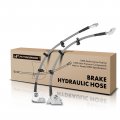 A-premium Fronta Drivera Anda Passengera Brake Hydraulic Hoses Compatible With Select Jaguar Models S-type 2006-2008 Xf 2009