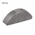 Uxcell Woodruff Keys 25pcs Steel 3mm Width X 5mm Height 13mm Diameter Semicircle
