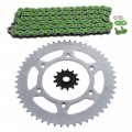 Fits Honda Cr125r Crf250r Crf250x Green Chain Sprocket 13 52 116l