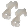 Door Lock Rod Clips For Chevy Silverado 2500 1999 2 Pieces Plastic Clear 0 118 In Hole Diameter Replacement 15545178 