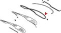Uro Parts 116 670 0039 Rear Window Seal 