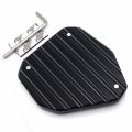 Httmt- Black Extension Kickstand Side Stand Foot Pad Compatible With Kawasak Klr 650 2008-2019 P N Gzsp-jd-030