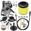 Carburetor With Intake Manifold And Fuel Petcock Valve Kit For Honda Foreman 450 Es S Trx450fe Trx450fm 1998 2004 16100-hn0-a00 