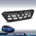 Pit66 Front Bumper Grille Grill Compatible With Subaru Crosstrek 2021-2023 J1010fl320 Dark Grey Black Trim