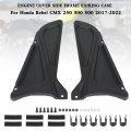 Topteng Engine Cover Side Frame Fairing Case Fit For Honda Rebel Cmx 250 300 500 2017-2022
