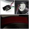 Auto Dynasty 3d Red Led Bar Rear Tail Lights Brake Lamps Compatible With Dodge Ram 1500 2500 3500 02-06 Driver And Passenger