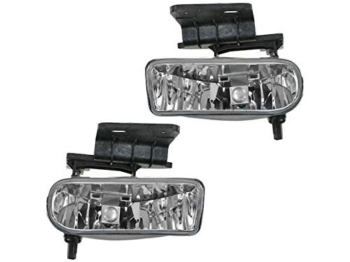 Fog Light Assembly 2 Piece Set For 1999-2002 Chevy Silverado 1500