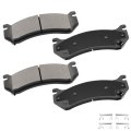 D785 Rear Disc Brake Pad Set With Hardware For Cadillac Escalade Chevrolet Silverado 1500 Tahoe Suburban Gmc Yukon And Sierra 