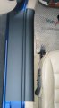 2005-2013 Corvette Sill Ease Protect Black Acrylic W Silver Script 