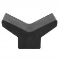 Y Block Trailer Rubber Black Bow Stop For Ski Boat Fishing Sailboat 
