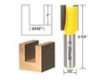 Yonico 14924 Undersized Plywood Straight Dado Router Bit With 23 32 Diameter X Length 1 2 Shank 