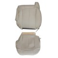 Tan Driver Side Bottom And Top Back Replacement Microfiber Leather Seat Covers For Cadillac Escalade 2002 Custom Fit Shale 