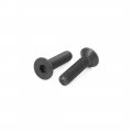 Uxcella M6 X 25mm Metric Hex Socket Countersunk Head Screw Bolts Black 20pcs