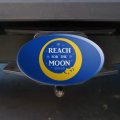 Reach For The Moon Oval Tow Trailer Hitch Cover Plug Insert