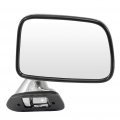 Ocpty Black Driver Side View Mirror Metallic Finish With Manual Adjustment Fold Non-heated Compatible For 1987-1988 Toyota