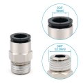 Baomain Pneumatic Quick Fittings Pc8-02 1 4 Bsp Male Thread 8mm 30 Pcs