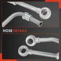 A-premium Inlet Outlet Automatic Transmission Oil Cooler Line Hose Assembly Compatible With Mercedes-benz Ml320 1998-2003 Ml350