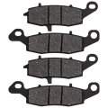 Niche Brake Pad Set For Kawasaki Vulcan 800 900 Suzuki 43082-1264 59102-33880 Front Rear Semi-metallic Alloy Steel 2 Pack