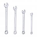Uxcell Combination Wrench Set Metric 6-9mm Open End And Box Cr-v Steel With Rolling Pouch 4-piece