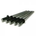 Black Pop Rivets 1 8 Diameter 4 All Aluminum Painted Blind 4-3 X 3 16 Grip Qty 1000