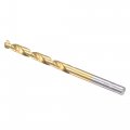 Uxcell High Speed Steel Straight Shank Twist Drill Bit Fully Ground Titanium Coated 5 6mm Diameter 93mm Total Length 50mm 2 Pcs