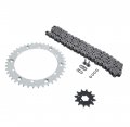 520-104l O Ring Chain And Sprocket Silver 12 41 Fits Yamaha Yfz350 Banshee 1993-1996