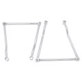 Ship From Usa Motaux Saddle Bag Support Bar Mount Brackets For Kawasaki Vulcan Vn400 800 Vn900 Vn1500 Chrome