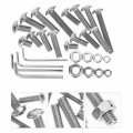 Iplusmile 520pcs Hex Bolt Sets Screws And Nuts Washers Fors Metric Screw Kit Hexagon Screw Nut Stainless Steel Bolt Machine